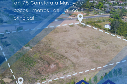 Terreno de 2 Manzanas KM 7.5 Carretera a Masaya